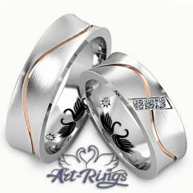 Парные обручальные кольца Арт. 530